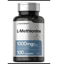 Horbäach  L-Methionine 1000mg  100 Capsul. Usa Menşei.OZELSPORCUGIDALARIN'DAN 3933 (Renksiz)