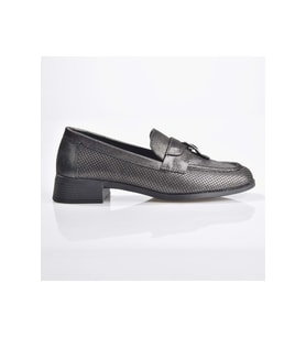 Mammamia D25YA-7295 Kadın Deri Casual Ayakkabı (Platin)