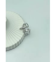 Çelik Silver Ayarlanabilir Yüzük - 25yzk147