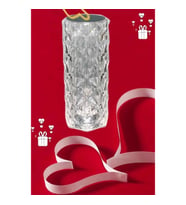 Mey İthalat® Sevgililer Günü İçin Hediye Kristal Lamba Sevgiliye Hediye USB Şarjlı Gece Lambası