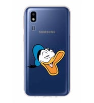 Samsung Galaxy A2 Core  Kapak Donald Duck Tasarımlı Şeffaf Silikon Kılıf