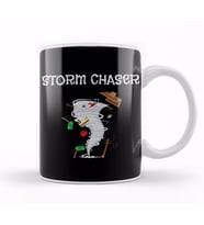 Cute Storm Chaser Tornado Lovers Severe Weather Kupa Bardak Porselen