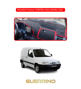 PEUGEOT Partner TORPİDO SAG KAPAKLI ESKİ TORPİDO KORUMA HALISI KIRMIZI KENAR