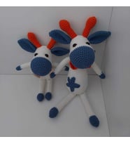 Zuzu Uyku Arkadaşı ve Çıngırak Amigurumi Organik Oyuncak