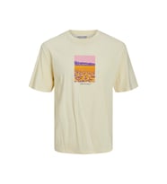 Jack & Jones Erkek Valley T-shirt Bisiklet Yaka Tişört - 12230734  (Sarı)
