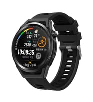 Lexroo Huawei GT2 42mm KRD-55 Silikon Kordon - Siyah