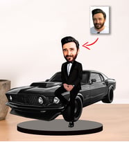Kisiye Özel Karikatür Erkek Biblo M2