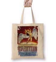 Led Zeppelin Bez Çanta Uzun Saplı