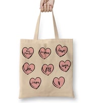 BTS Hearts Bez Çanta Uzun Saplı