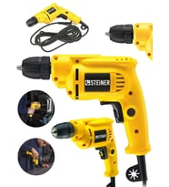Steiner Alman 1400 Watt 10 Mm Professional Bakır Sargılı Kablolu Darbesiz Vidalama Matkap Sarı