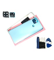 Tkgz Oppo A15 A15S Full KASA Arka Pil Kapağı (TAMİR SETİ) MAVİ