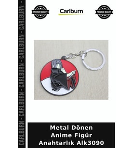 Özel Üretim Aksesuar Hediye Metal Dönen Anime Figür Anahtarlık Alk3090