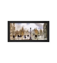 Manzara Temalı Kanvas Tablo 50 x 70 cm Siyah Çerçeve