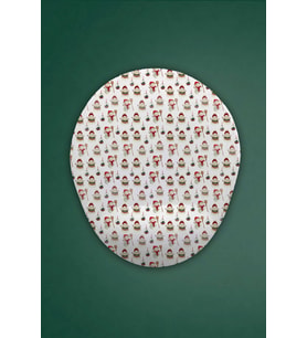 Yılbaşı Temalı Bilek Destekli Mouse Pad