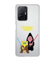 Redmi Mi 11T/Mi 11T Pro Uyumlu Sunger Bob Star Wars Desenli Şeffaf Telefon Kılıfı