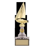 ODAK KUPA - Figürlü Kupalar - Yelken Figürlü Kupalar FG-010 B - 29 cm