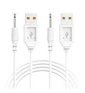 Vibratör İçin DC Uçlu USB Şarj Kablosu 30 cm
