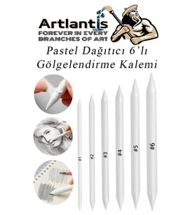 Karakalem Seti 13 Parça 1 Paket Gölgelendirme Kalemi Hamur Silgi Dereceli Kalem Kaynaştırma Kalemi Kara Kalem Dağıtıcı Kalem Kağıt Kalem (Beyaz)