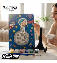 Destina Ahşap Mandala Boyama Seti- Ahşap Boyama- Model 285