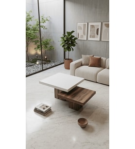 Most Marmoris Meşe Aytaşı %100 Mdf Orta Sehpa Set (EVİNİZE TESLİM)