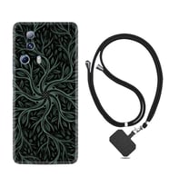 Xiaomi Mi 13 Lite Kılıf Silikon Boyun Askılı İpli Desenli Silikon Sarmaşıklar 1675