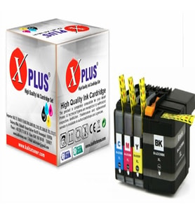 XPlus® Brother LC535xl LC539xl Muadil Kartuş Takımı DCP-J100 J105 J201 (Çok Renkli)