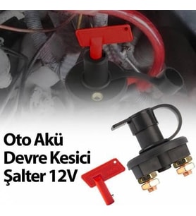 Oto Akü Devre Kesici Şalter 12V