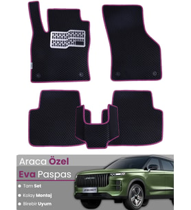 JAECOO 7 4X2 (2024-2025) Uyumlu EVA Paspas Tam Set–Araca Özel,Kolay Montaj,Su Geçirmez