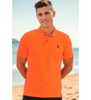 T8561 DEWBERRY ERKEK TSHIRT-ORANJ