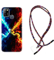 INFINIX Smart 4 5 6 Zero 8 S5 Pro Kılıf Boyun Asklı Rasta Silikon Red Blue Leon 1714