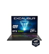Excalibur G915 i7-13620H 16GB 500GB 8GB RTX5060 165Hz 16" Freedos Gaming Laptop G915.1362-BV60X-C