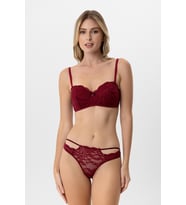 Pierre Cardin Lingerie Lotus Straplez Dantelli Sütyen Takımı