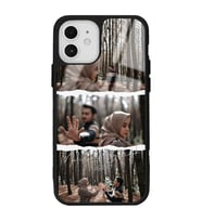 iPhone 12 - 12 Pro Uyumlu 3lü Kolaj Fotoğraf Tasarımlı Glossy Telefon Kılıfı