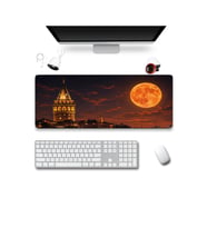 SonicTouch Klavye Mousepad 32x70cm Dikişsiz Pürüzsüz Sıvı Geçirmez Kaymaz Taban Galata Gecesi