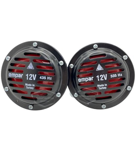 Empar Hella Tip Süper Tone Küçük Kafa Korna Seti 12 Volt 2 Adet
