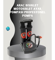 Ayak Basmalı Hava Pompası Şişme Ürünler Ve Lastikler İçin