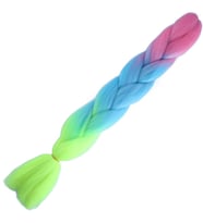 Afrika Örgülük Ombreli Sen 100 Gr. / Pembe / Açık Mavi / Neon Sarı