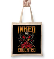Aesthetic Creative Inked And Educated Tattoo Lover Bez Çanta Uzun Saplı