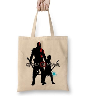 Kratos e Atreus Bez Çanta Uzun Saplı