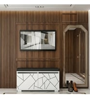 ROMANA 80 cm Minderli Oturaklı Ayakkabılık  2 Kapaklı Beyaz Ayakkabı Dolabı Beyaz Deri Puflu Bench