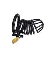 Siyah Metal Penis Kilidi 45mm  – Ayarlanabilir Çelik Kafes + Asma Kilit