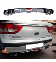 Renault Megane 1 Difüzör Arka Tampon Eki 4 Egzoz Çıkışlı