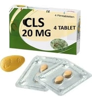 CIÂL+ÎS_20MG_4 Orjinal 1 Kutu Içinde 4 Tablet SERTLEŞTIRICI88 GECIKTIRICI77 VÎÂG_RA88