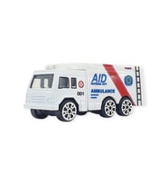 3'lü İş Makinaları Road Seti - Die Cast - DS044 - Ambulans - 1 ADET