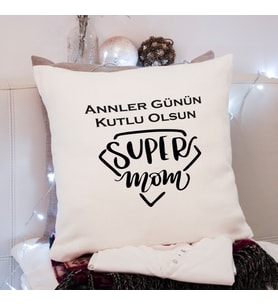 Anneler Günü Tasarımlı Yastık