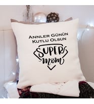 Anneler Günü Tasarımlı Yastık