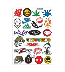 Gogo A4 23 Parça Sticker 