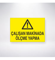 Çalışan Makinada Ölçme Yapma