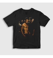 Presmono Unisex Çocuk Siyah Tyler Durden Film Dövüş Kulübü Fight Club T-Shirt 244862tt