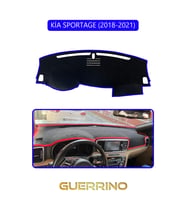 KİA SPORTAGE 2018-2021TORPİDO KORUMA HALISI MAVİ KENAR